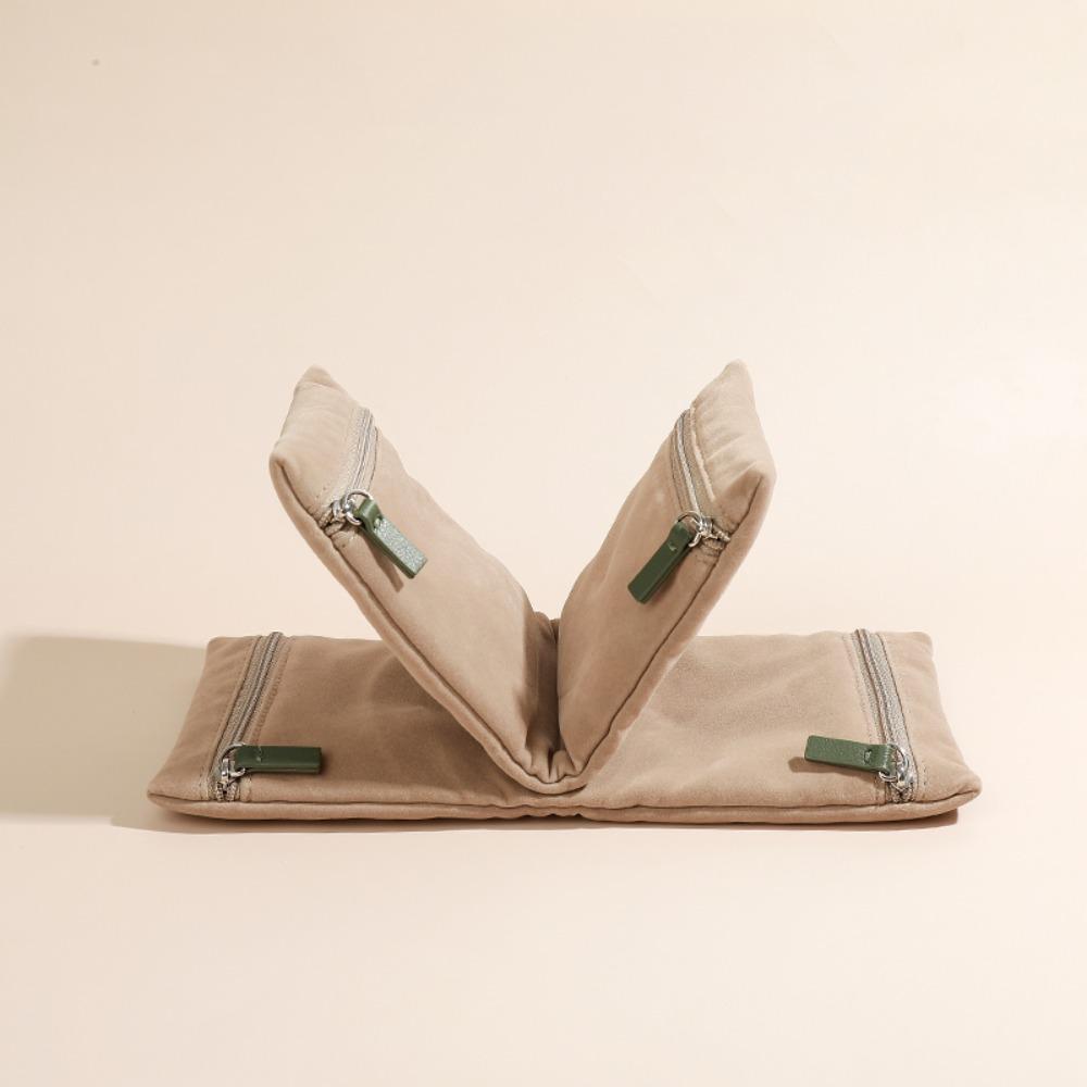 

Zipper Travel Jewelry Storage Bag Foldable Clutch Bag Fashion Necklace Organizer Bracelet рожевий