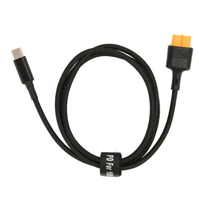 Kabel ładujący typu C do XT60 PD 100 W Ładowanie USB C do XT60 żeński Kabel ładujący do zestawu narzędzi Kitrc M7