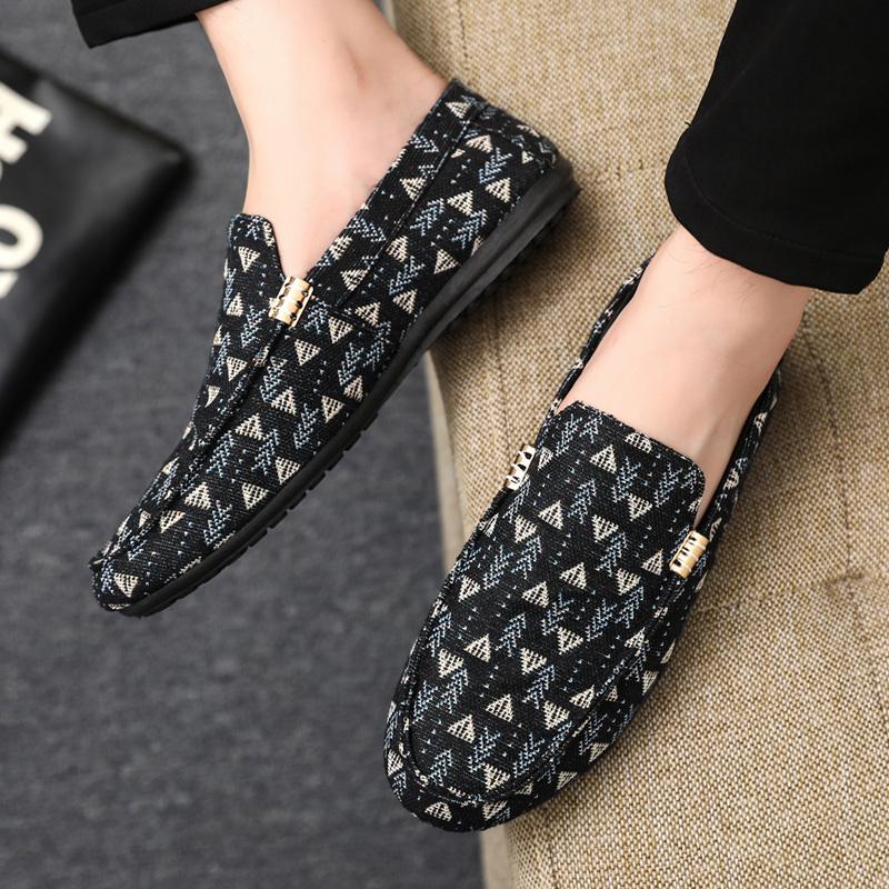 Mens Flat Loafers Comfortable Casual Shoes Breathable Slip-On Soft Driving Shoes Light Moccasins Hombre Men Lazy Shoes 2025