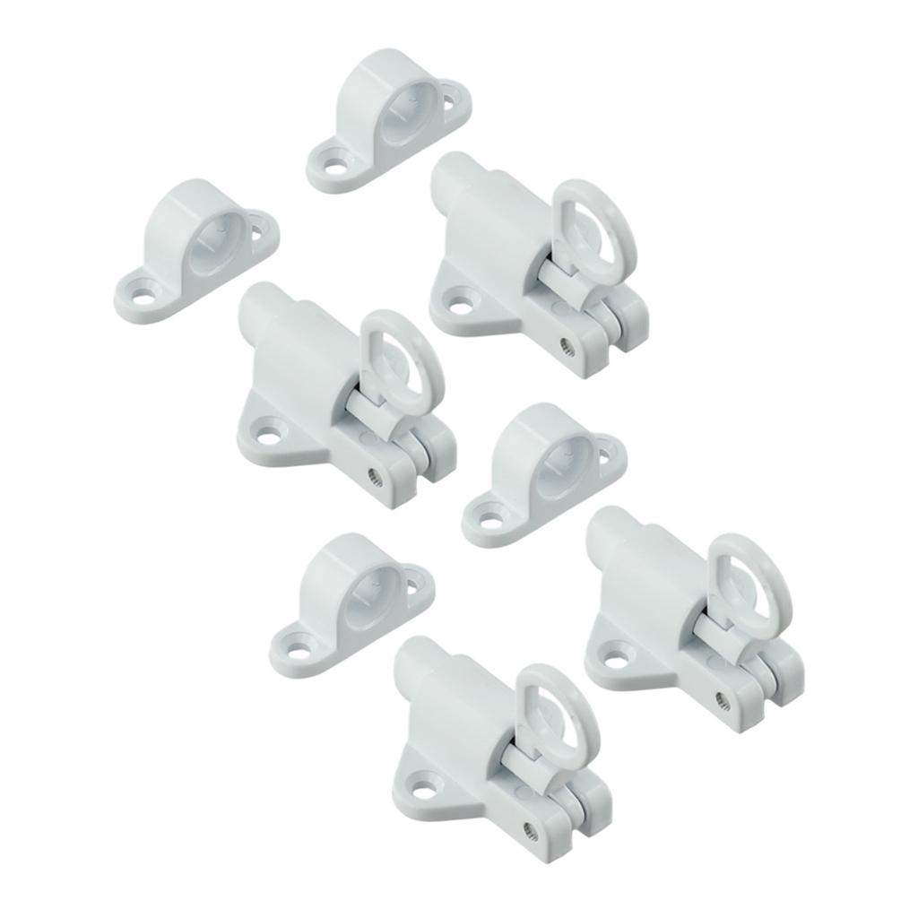 4pcs Aluminum Alloy Automatic Spring Latch Door Casement Latch For Window Cabinet Furniture Hardware Easy Installation