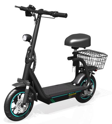 Bogist M5 Pro Faltbarer Elektroroller für Erwachsene 500W 48V15Ah mit Sitz und Heckkorb