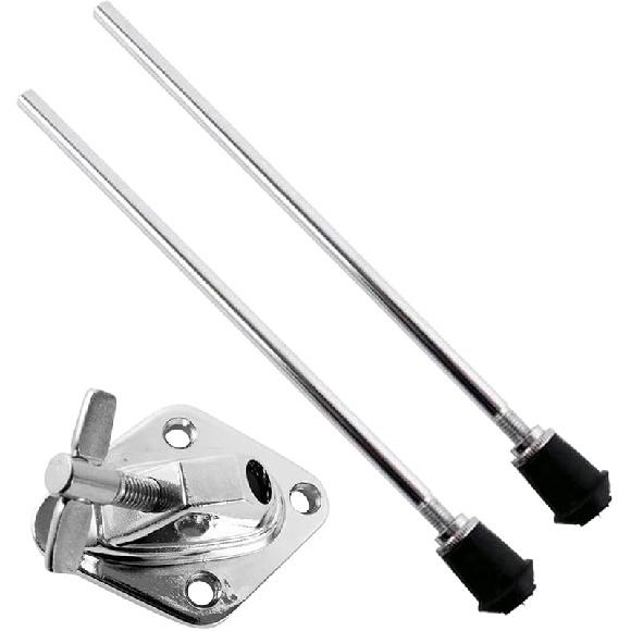 

Ножки для бас-барабана Стойки для барабанов Ножка Профессиональные Устойчивые Противоскользящие, Металлические, Ножки для бас-барабана для Ударного Инструмента Барабана Замена, 1 Комплект 1 Set