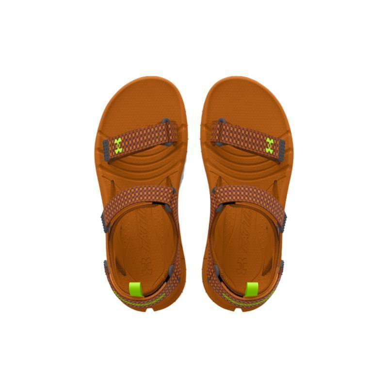 Under Armour Fat Tire Hiking Sandal Honey Orange Ivory Lime Surge Unisex 3026937-800