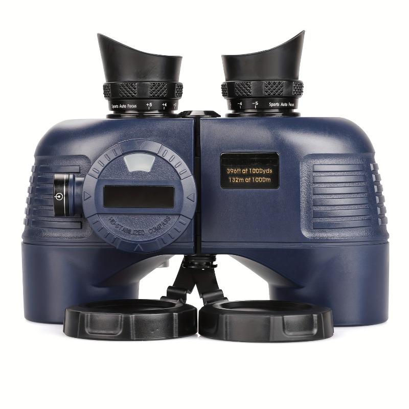 10x50 Ocean Binoculars For Adults, Binoculars With Rangefinder Compass, BAK4 Prism, FMC Lens, Rangefinder Binoculars