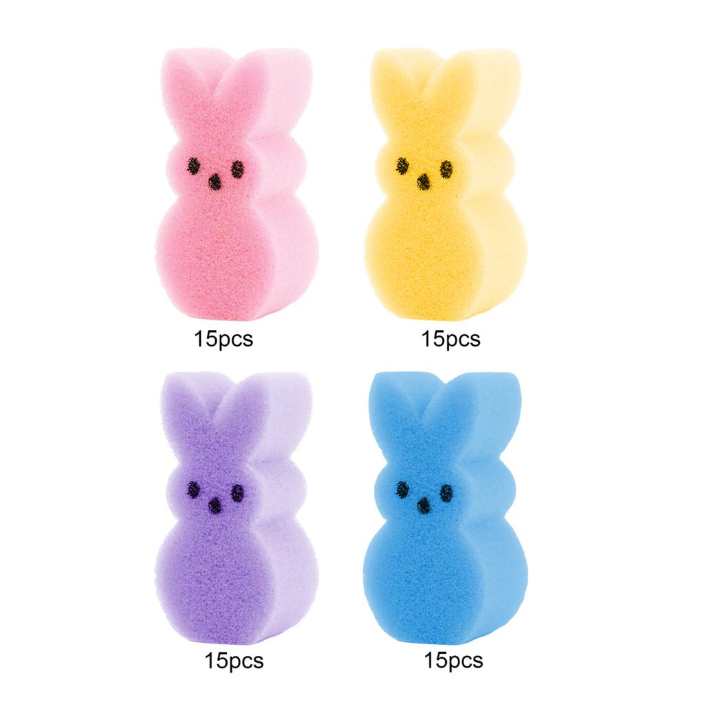 Sponge Bunnies Vase Filler Easter Rabbits Vase Stuffer Mini Rabbit Ornament Easter Basket Stuffers for Home Table Centerpiece Spring Party Decor