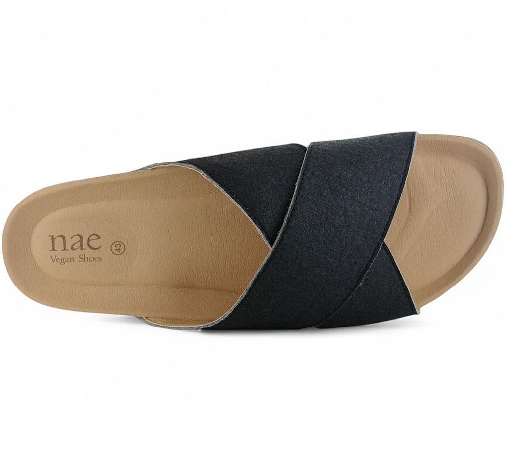 NAE Vegan Shoes TUPAI - Men's Classic Sandals Black - Made In Spain ORIGINAL