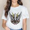 Saint Seiya Knights Of The Zodiac Burn Cosmos Short Sleeve Female Tops Harajuku  VintageT Shirts Women's T-shirt