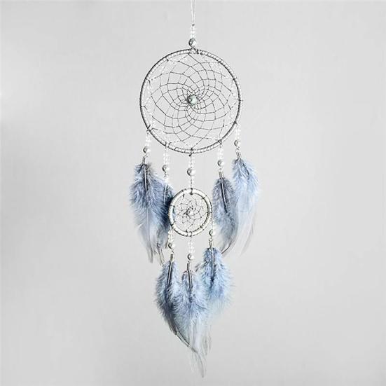Handmade Fantasy Dreamcatcher Iron Circle Faux Pearl Home Hanging Decor