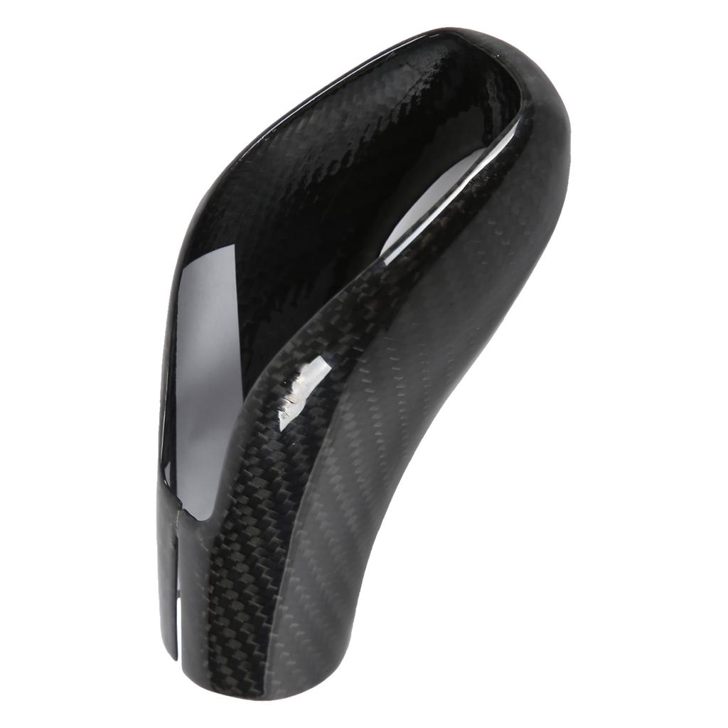 Gear Shift Knob Cover Trim Carbon Fiber Replacement for Alfa Romeo Giulia Stelvio 2020‑2021
