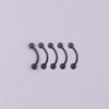 Lip Ring Fake Labret Piercing Barbell Lip Clip Cuff Non-piercing Eyebrow nail Zirconia Lip Clip