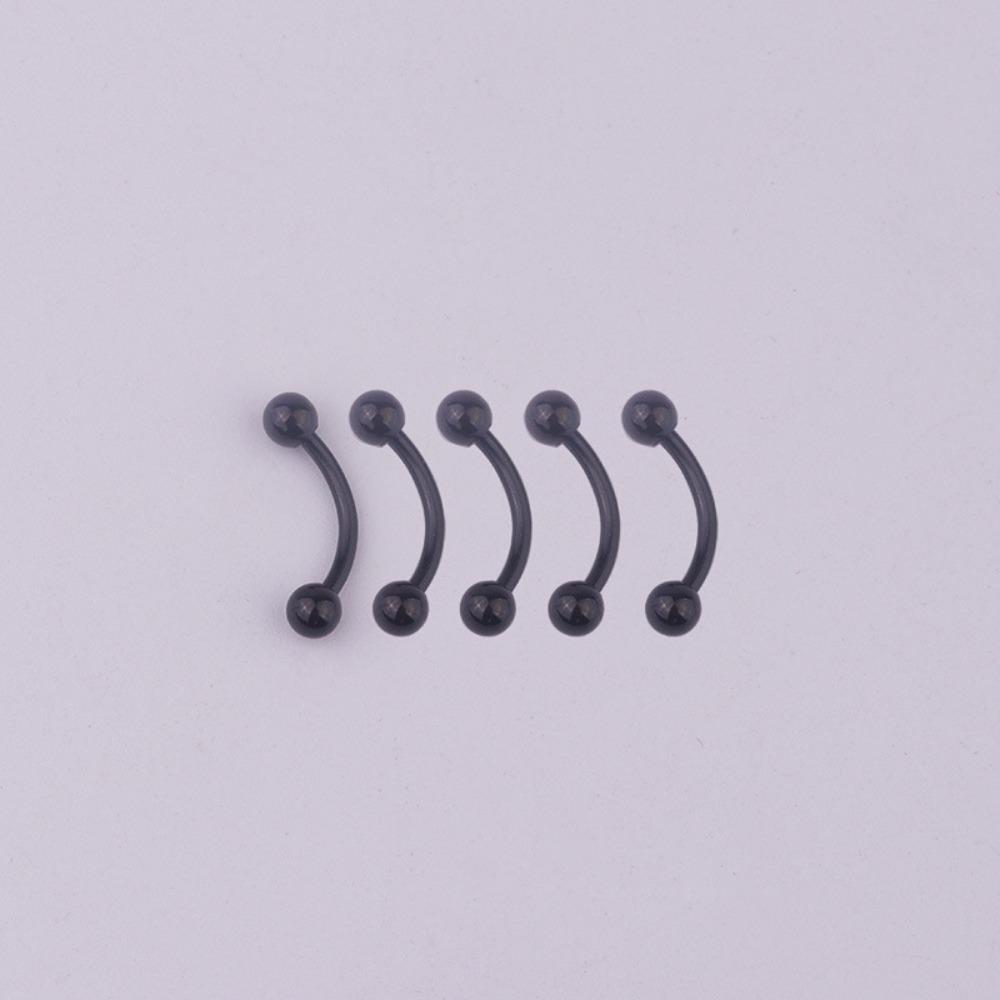Lip Ring Fake Labret Piercing Barbell Lip Clip Cuff Non-piercing Eyebrow nail Zirconia Lip Clip