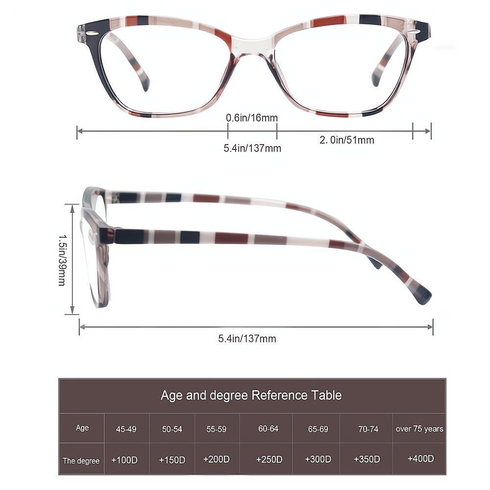 Blue Light Blocking Glasses Lady Computers Flat Lenses Eyeglass reading fatigue relieving reading glasses for wome