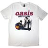 Oasis T-Shirt Cigarettes & Alcohol Noel Liam Gallagher Official New White