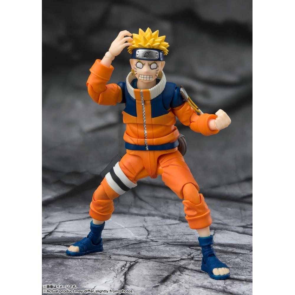 SHFiguarts NARUTO Naruto Uzumaki - Den mest uventede slapstick-ninjaen - Ca.. 135 mm ABS&PVC malt bevegelig figur BAS64181