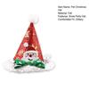 Pet Christmas Hat Xmas Tree Hat with Pompom And Bells Cats Glitter Santa Claus Hat with Adjustable Strap for Cats Dogs Holiday Parties Dress-up