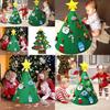 Adorable Diy 3d Cone Felt Christmas Tree Ideal For Toddler's Festive Decorations