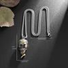 Hot Skull Snake Wrapped Necklace Personality Dark Hip-hop Hipster Accessories Brand Skull Pendant Brainless.