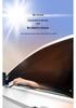 Japanese Car Window Sunshade & Mosquito Screen - Heat Insulation & Insect Protection Curtain