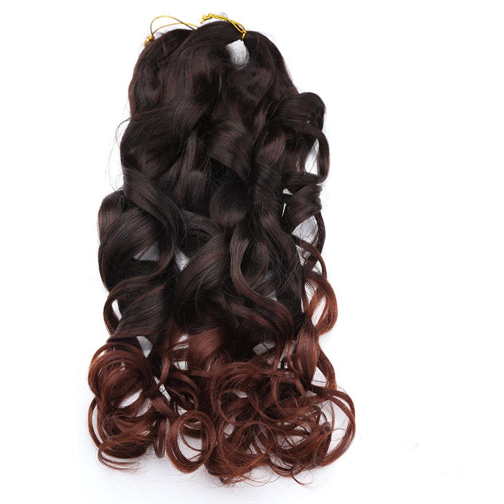 22inch 150g Synthetic Body Wave Curly Pony French Spiral Curl Hair Wavy Braiding Hair