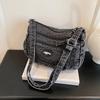 Denim Laid-back Style Retro Single-shoulder Bag Backpack Travel Mom Bag