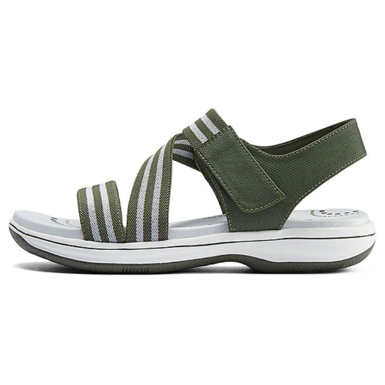 Skechers Slip Resistant Durable Beach Sandals Women sandals Olive-Green 163473-OLV 36
