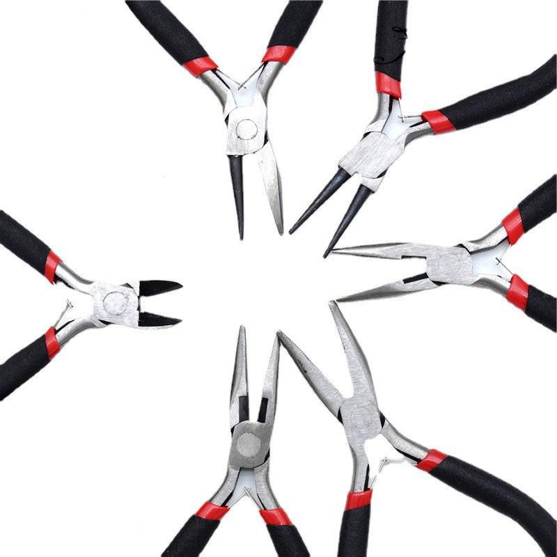 Diy Various Pointed Nose Pliers, Round Nose Pliers Watch Repair Tools Mini Pliers Handmade Small Pliers Jewelry Accessories Pliers