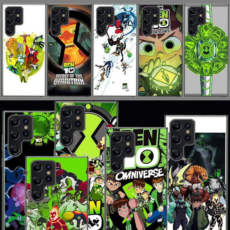Ben Cartoon 10 Capa Phone Case For Samsung S26 Ultra S25 Edge Galaxy S23 S21 S20 S24 FE S22 S10 Plus Cover Clear TPU Shell Coque