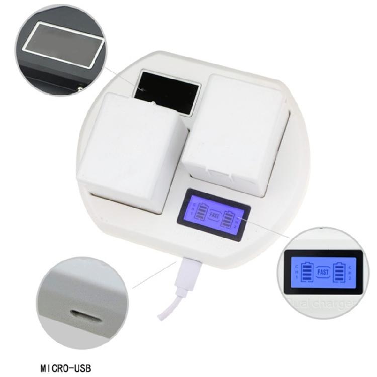 LCD USB Double Battery Charging Station for Arlo Pro/Arlo Pro 2 Wireless Camera