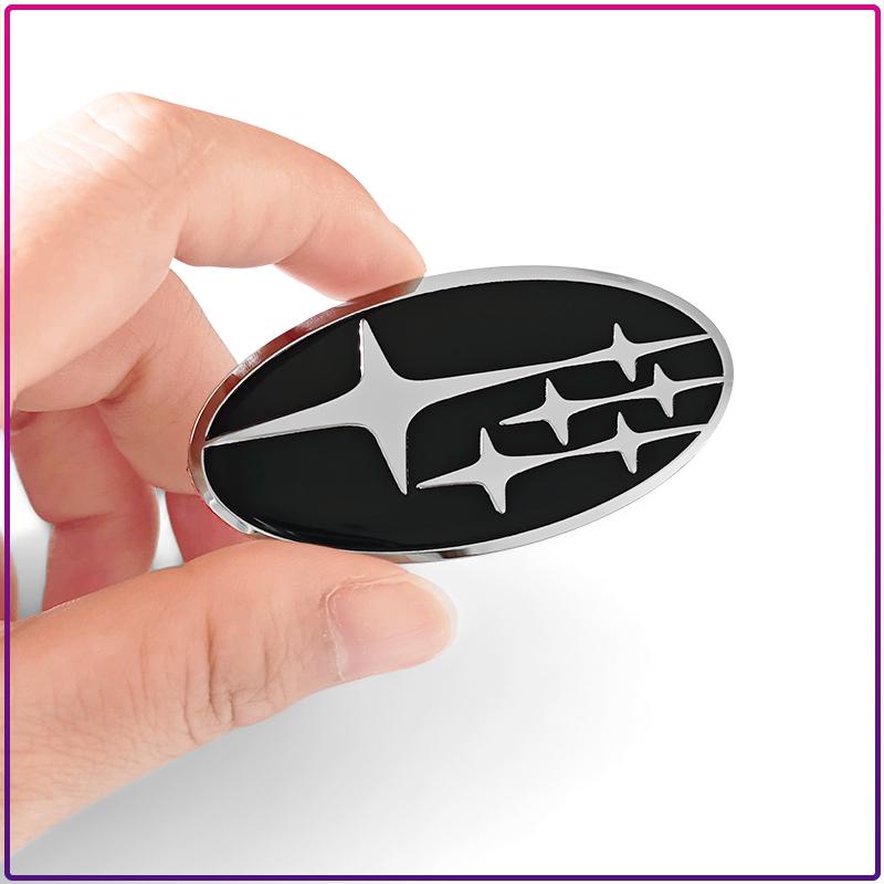 1Pcs Car Steering Wheel Decoration Emblem Badge Auto Styling For Subaru Forester Crosstrek Outback Impreza XV Tribeca Ascent Legacy Levorg