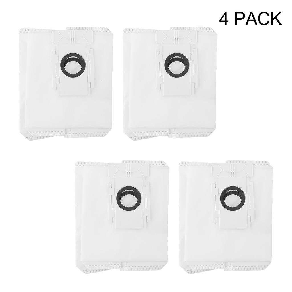 Efficient Robot Vacuum Cleaner Bags Designed for Tapo RV30 Plus RV10 Plus and RVA200 Pack of 4L Disposable Bags