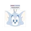 Tees Factory Tom and Jerry Plush Toy with Carabiner, Zipper Mascot, Dusty ColorTom, Approx. H136xW174xD65mm (TJ-5546995DT)