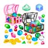 Giocattoli per Piscina e Piscina per Tuffi Adatti all'Estate per Bambini, Set di Giocattoli a Forma di Forziere per Giochi di Tuffi.