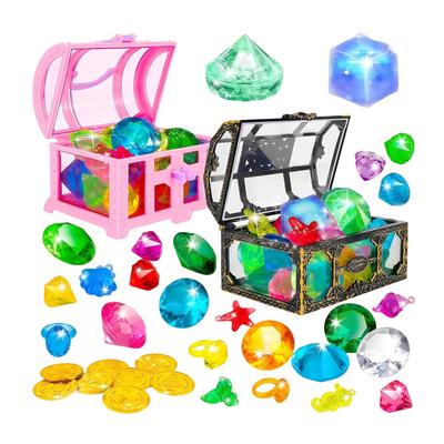 Summer-Appropriate Children's Pool And Diving Pool Toys, Diving Game Treasure Chest Toy Set.