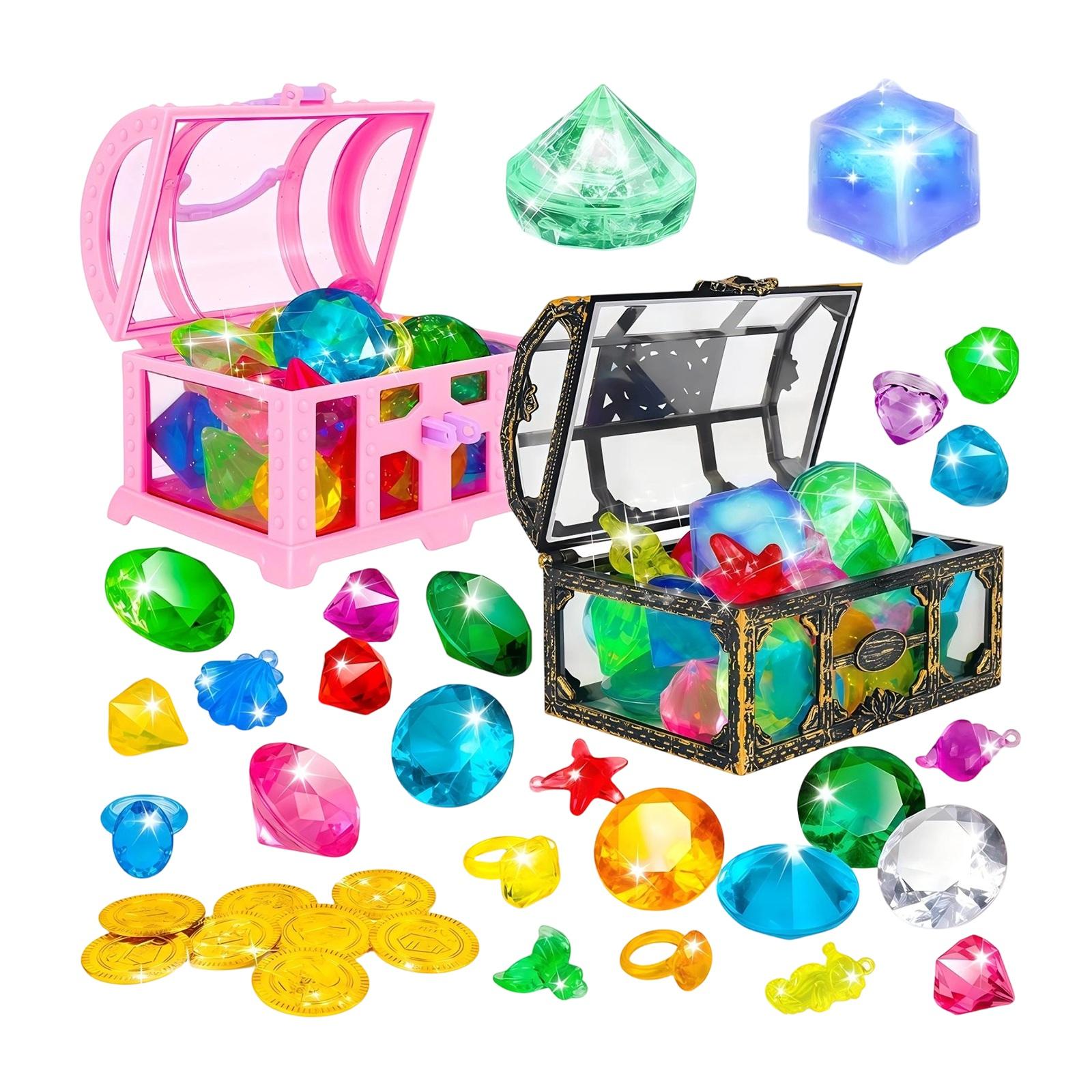 

Summer-Appropriate Children s Pool And Diving Pool Toys, Diving Game Treasure Chest Toy Set. One Size