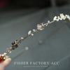 TikTok Opal Rhinestone Korean Alloy Fine Pearl Headband Fashion Headband Hairpin Hair Accessories