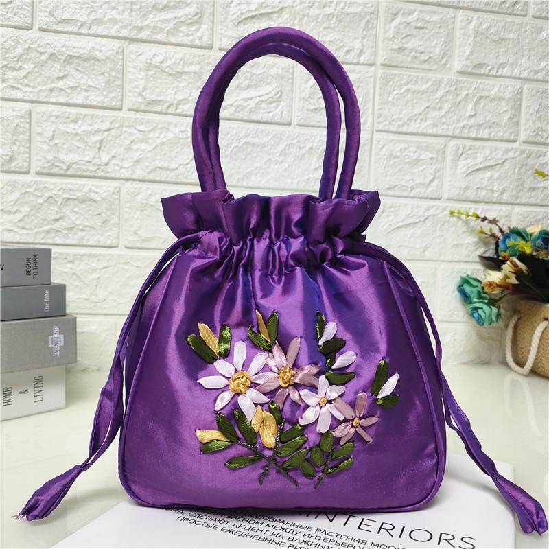 Embroidered Handcrafted Ethnic Handbag - Compact Shopping Bag for Mobile & Essentials