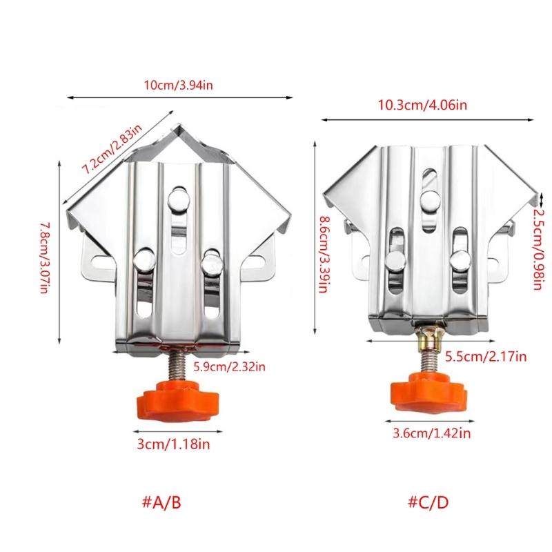 Woodworking Tool Set Easy To Use Woodworking Corner Clip Adjust Woodworking Fastener Right Angles Clamps Simple Operate
