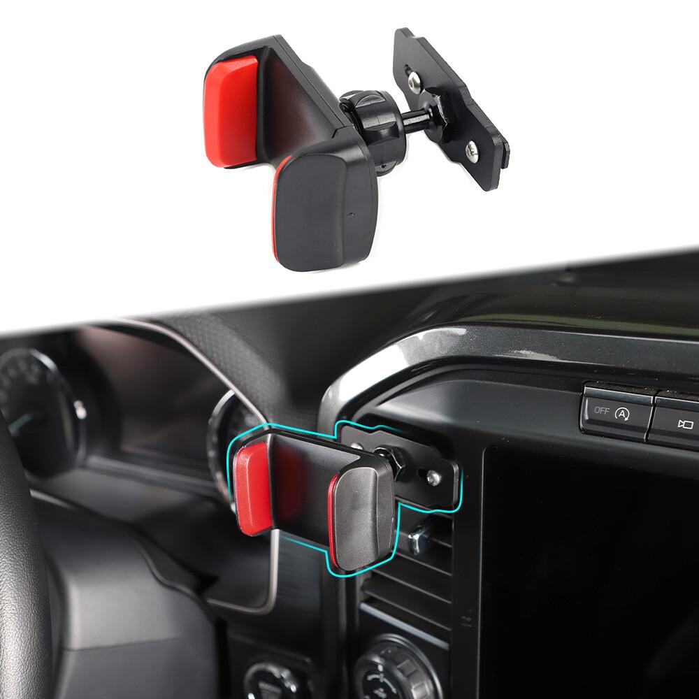 Red AC Air Vent Phone Holder Cellphone Bracket Stand for Ford F150 2015-2020 USA