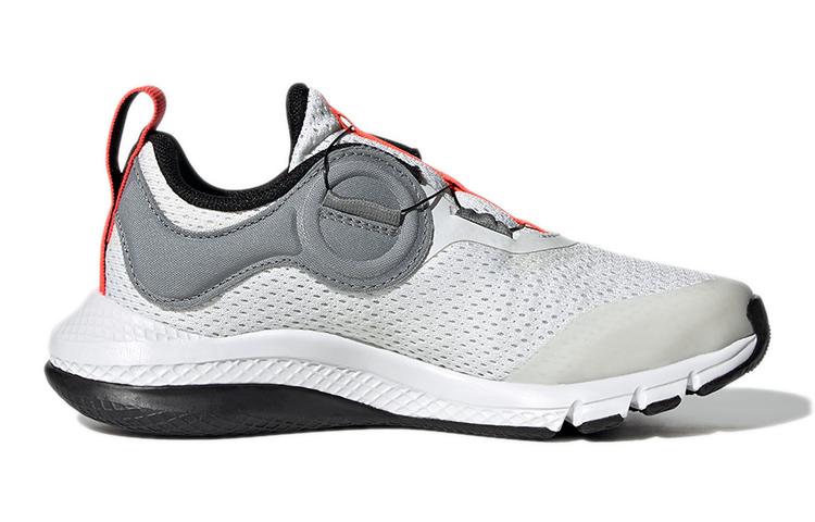 adidas Boa K Slip Resistant, Abrasion Resistant, Breathable Low Top Kids' Running Shoes White Gray Kids' FZ5056