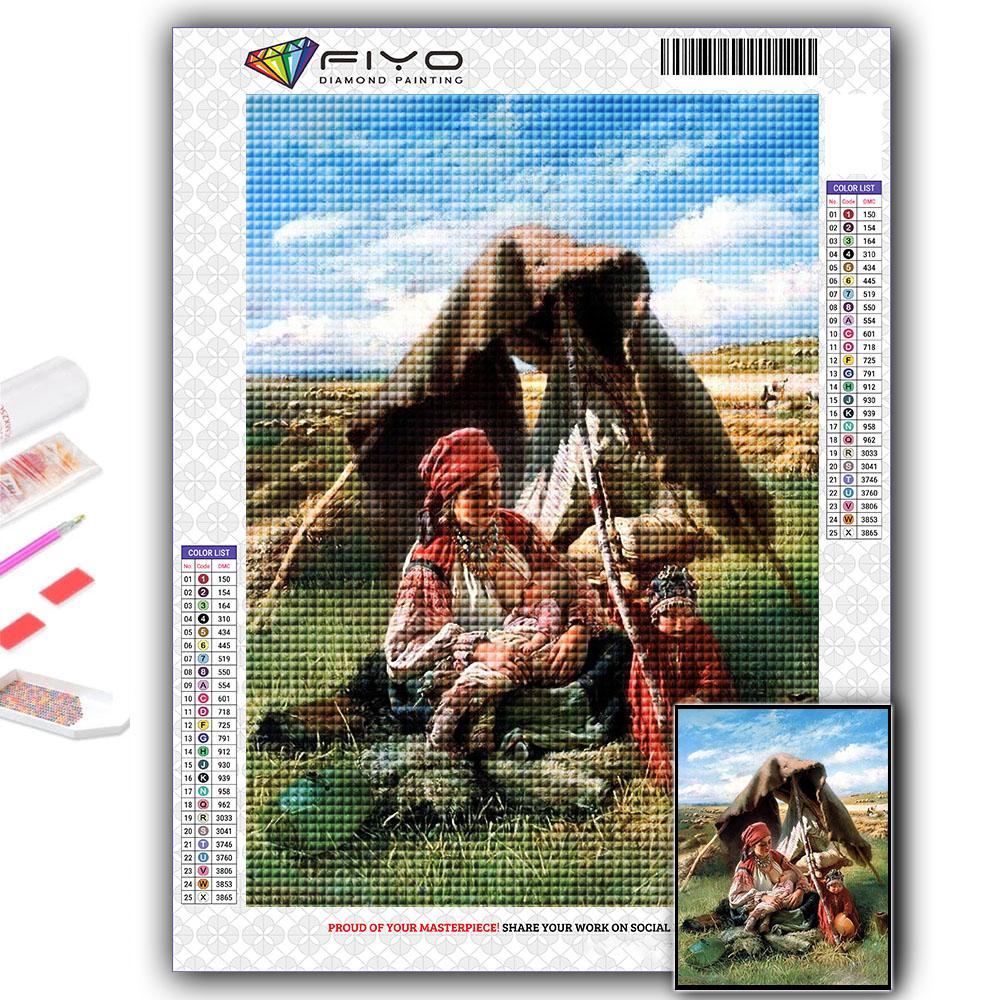 5D DIY Diamond Painting Cross Stitch World Famous Painting Diamond Embroidery Mosaic Wall Art Home Decoration