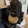 Woven Crossbody Dumpling Bag Luxury Handbag Handmade Weave Shoulder Bag Small Casual Designer Purse for Women