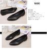 Goodspoon Comfortable for and Formal 1cm Wide Round PU Easy to Size 39 Women's Low-Heel Pumps, Walking, Recruitment, Office, Occasions, Heel, Black,
