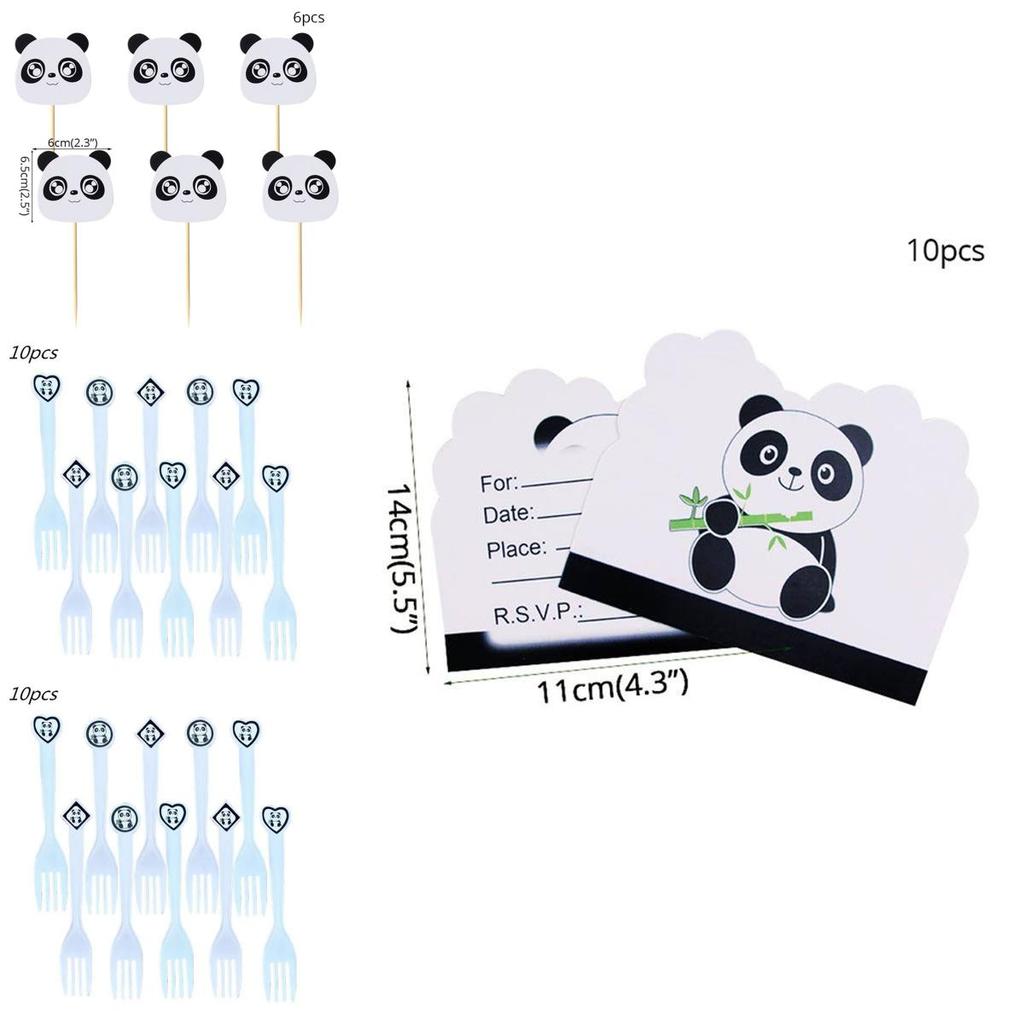 Delightful Panda Themed Party Supplies Tableware Decor For Joyful Kids Celebrations
