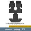 Custom Fit Dirt-Resistant Floor & Trunk Mats for Li Auto L9 (2022-2024) - All TPE Material