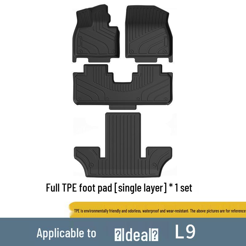 Custom Fit Dirt-Resistant Floor & Trunk Mats for Li Auto L9 (2022-2024) - All TPE Material