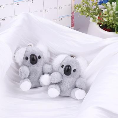 8 cm cinza coala urso pelúcia chaveiros pelúcia animal boneca brinquedos presentes