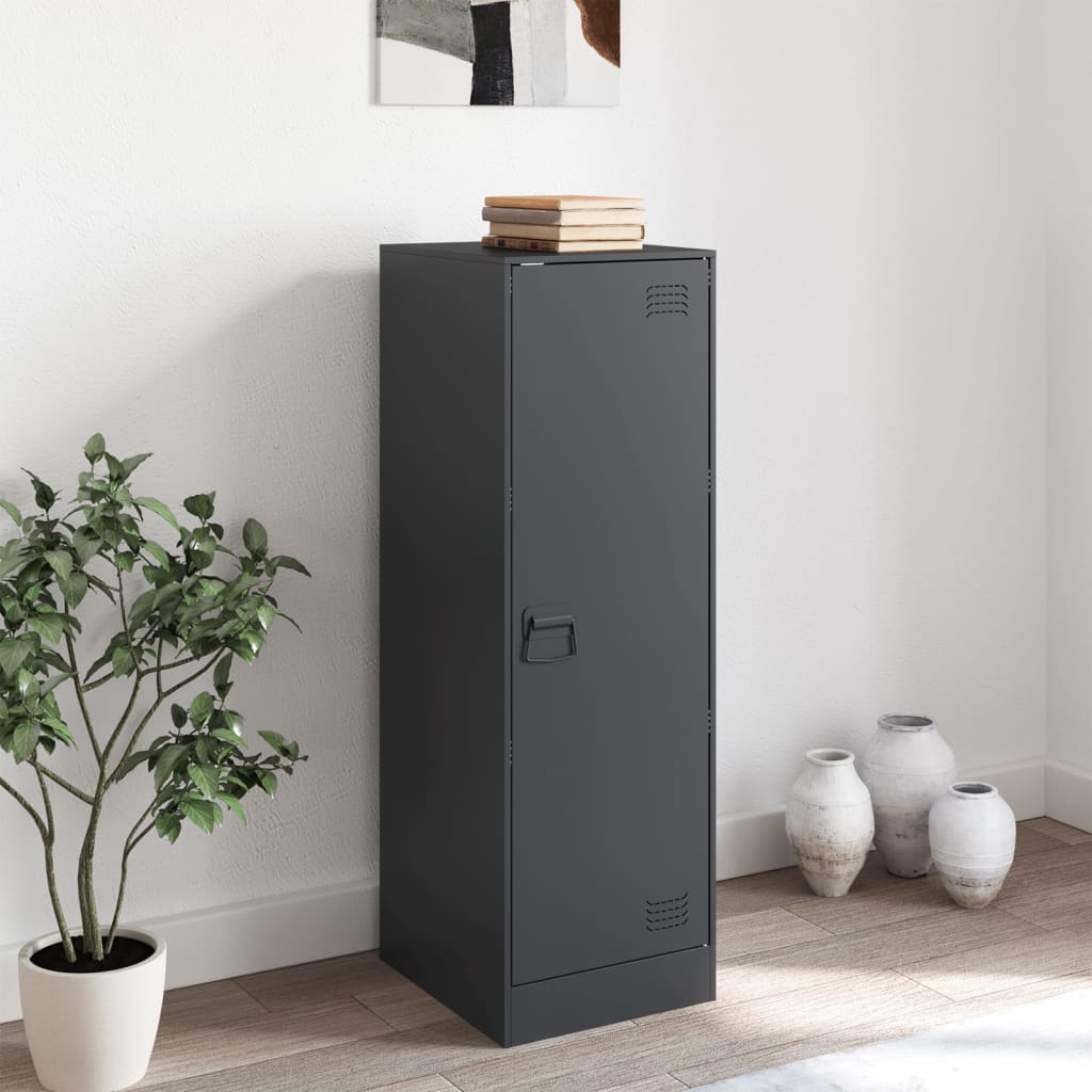 Sideboard Anthracite 34.5 x 39 x 107 cm Steel