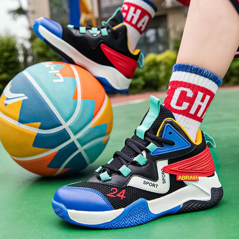 Men Basketball Luxury Original Shoes Wearable Waterproof Sports Sneaker Non-slip Street Casual Brand Cushioned Basketball Boots