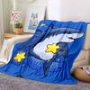 1pc Shark Star Blanket, Lightweight Flannel Throw Blanket For Sofa, Bed, Travel, Camping, Living Room, Office, Couch, Chair, And Bed