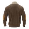 Men's Hoodie Outdoor Casual Button Up Collar Loose Corduroy Color Blocked Long Sleeved Shirt